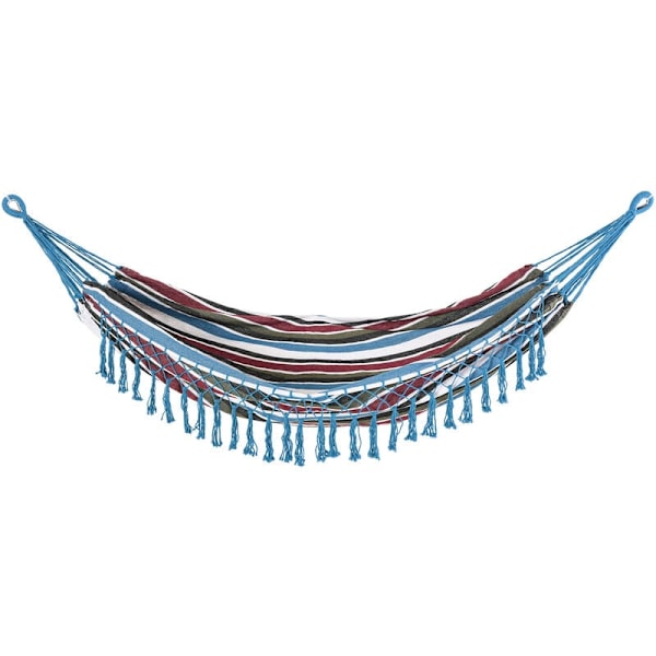 Kannettava matkahamppu, Hippie Chic -tyylinen hamppu, Kangashamppu tupsuilla, 200*150cm, Väri