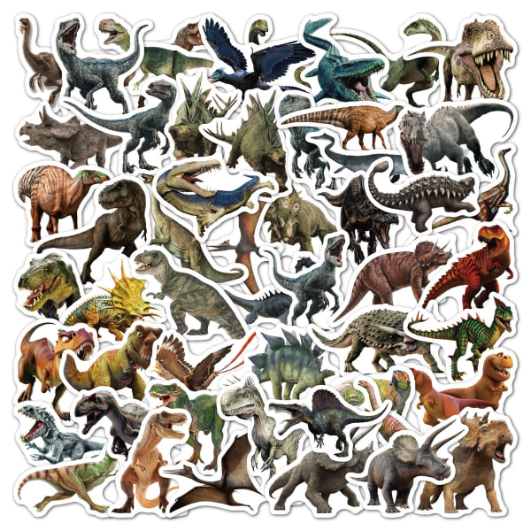 50 stk. Dinosaur æstetiske klistermærker kunst dekoration dinosaur fest favoriserer