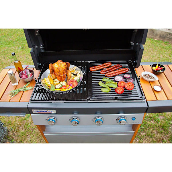 Tyk rustfrit stål stegeplade til kylling, grill, kalkunholder, gr