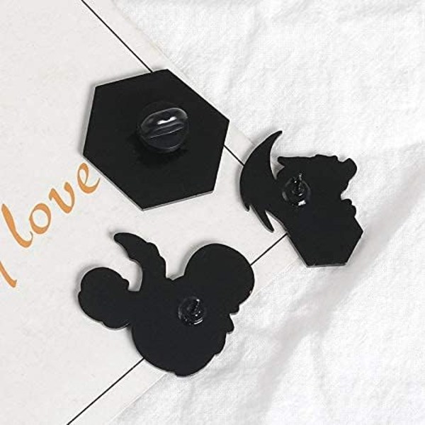 Söt tecknad emalj pin set, brosch badge för väska, kavajslag