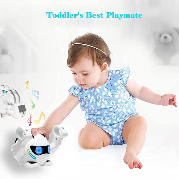 Lille sten Baby Toy 3-12 år, Touchable Interactive Rolling Rob