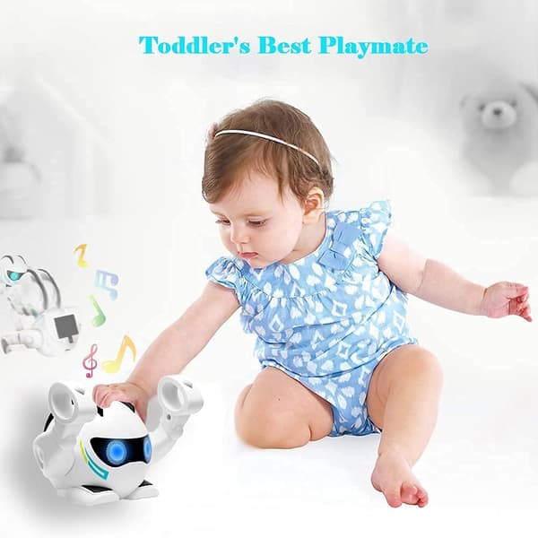 Liten sten Baby Toy 3-12 år, Touchable Interactive Rolling Rob