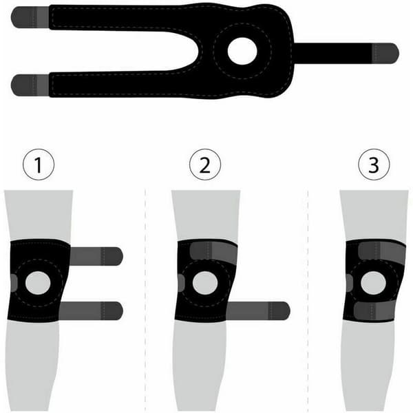 Knæbeskytter (sort)