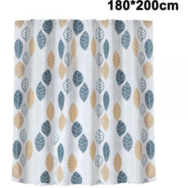 180*200cm Tykk Polyester Dusjforheng Vanntett Polyesterstoff W
