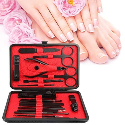Manicure sæt, 18 i 1 rustfrit stål professionelt pedicure sæt N