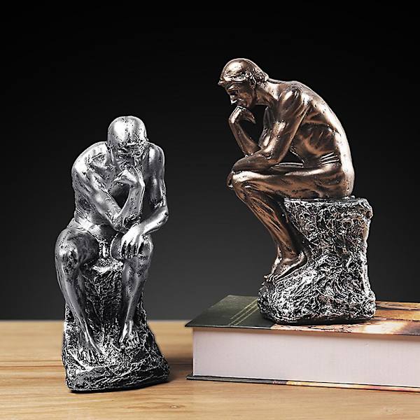 Resin Thinkers Staty Ornament Heminredning Tillbehör(1st,
