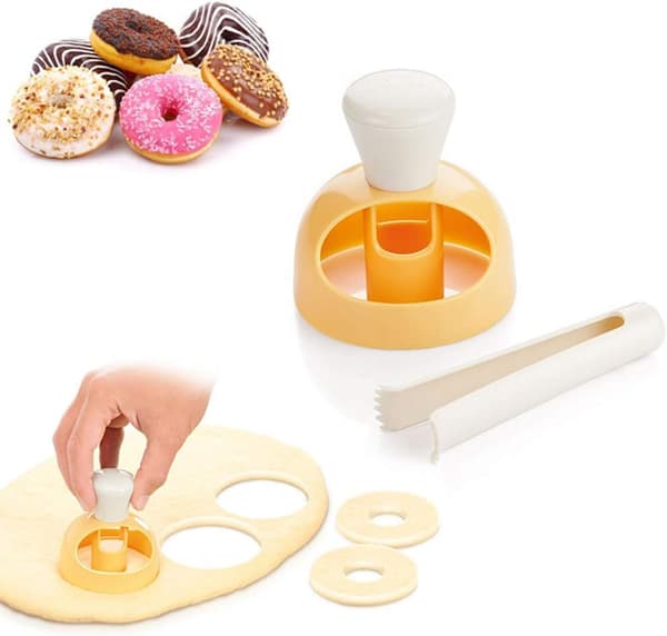 Donut-kutter, form, DIY-donut-kutter, kjeks-stempelform, Donu