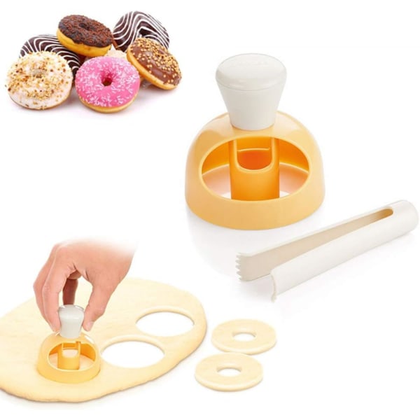 Doughnut Cutter, Mold, DIY Smultring Cutter Kjeks Stempelform, Donu