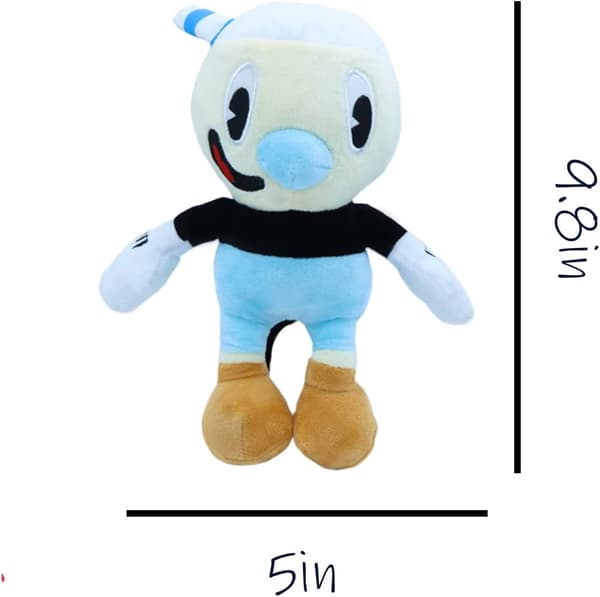 9,8 tommer Cuphead og Mugman plys, Adventure Mecup og Brocup Sof