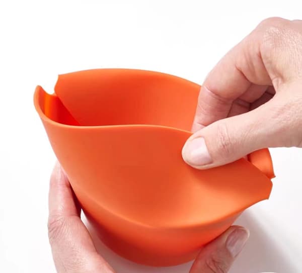 2 mikrobølgeovn popcorn rør-orange/grå