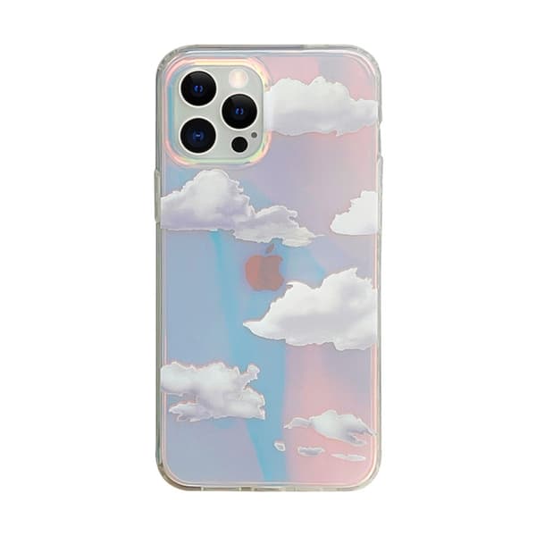Sød klar krystal designet til iPhone 13 pro maxCase, stødsikker