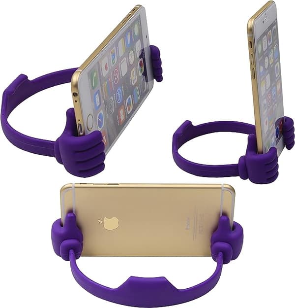 Tommelfinger-op telefonstativholder, tabletstativholder til skrivebord D