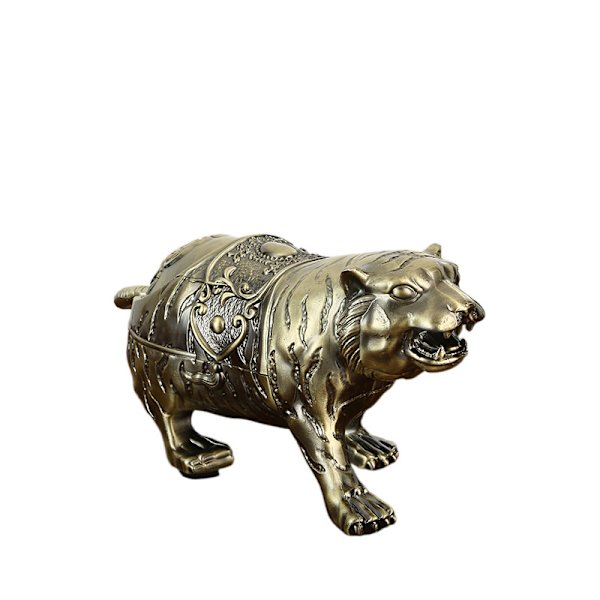 Kreativ tigerformet askebeger utsøkt askebeger skrivebordsornament Z