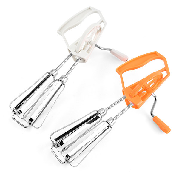 2-pack knoppmorrhår (vit, orange)