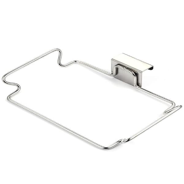 Over skapet Wire Small Trash Container, Trash Bag Holder Rac