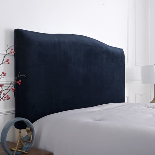 Navyblå elastisk hodegavltrekk for hodegavl 140-170 cm, 150 cm
