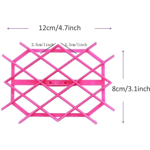 5 kpl keittiön leivontatyökalua, rombin muotoisia keksi- ja leivonnaismuotteja