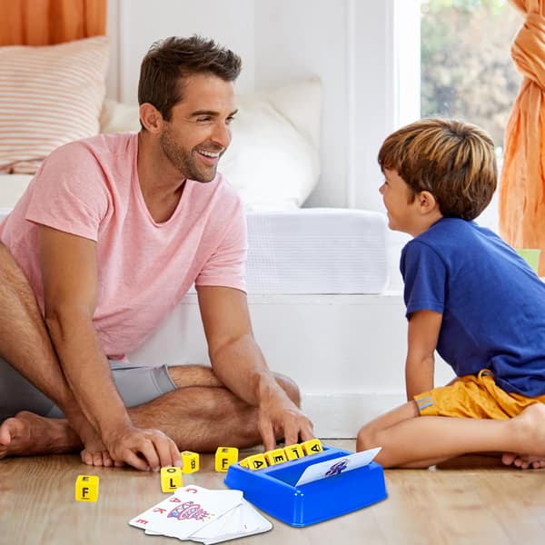 Match Alphabet Games, Alphabet Spelling og Lesing Ord, Objekt