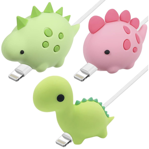 Skydd för laddsladd med djurmotiv - 3-pack