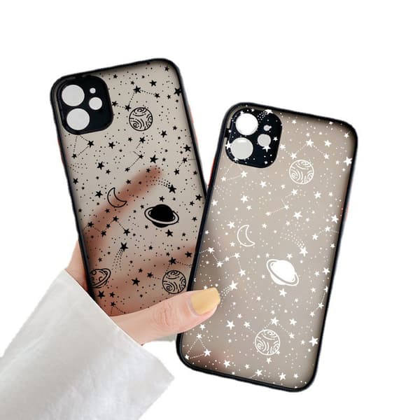 Kompatibel med iPhone 13 Pro max deksel, 6,7 tommer, Planet Sky Star