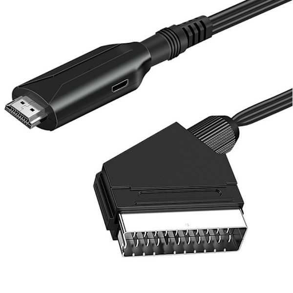 HDMI till SCART videokonverter HDMI till SCART Broom Head ljud till video