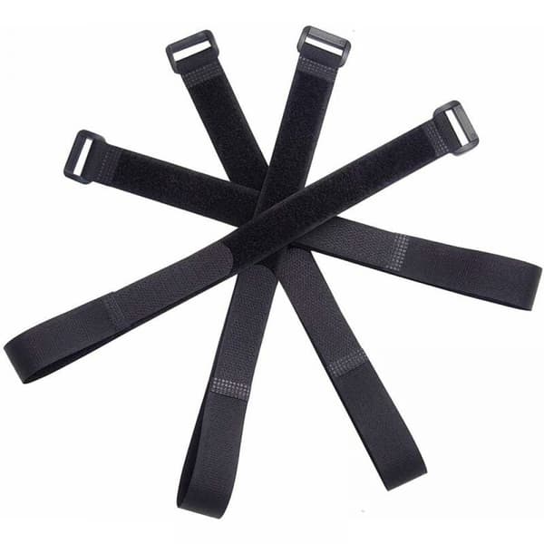 15cm Sorte Kabelbinder, 30 stk Genanvendelige Kabelbinder, Kabelbinder, Hæklet og