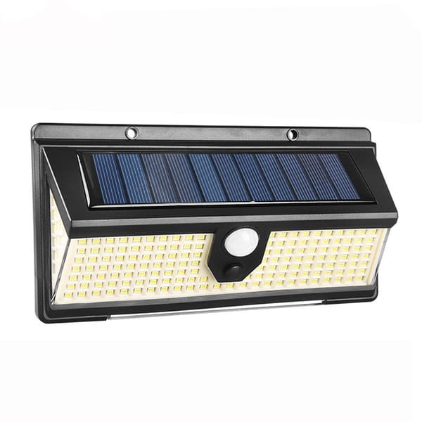 Udendørs solcellelampe [Energibesparende version] 2-pak 190 LED'er 180° M