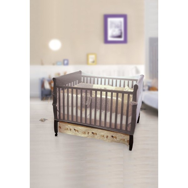 Crib Universal Size Crib Mosquito Net, White