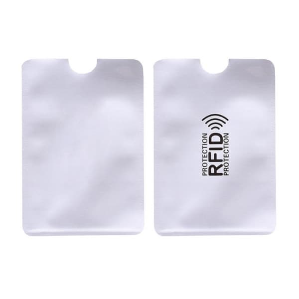 3-pakkaus RFID-tasku / RFID-suoja luottokorteille alumiinissa