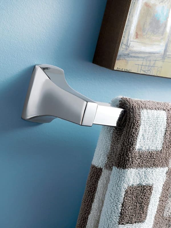 6,9\" Diameter Moderne Håndkleholder for Bad, Krom