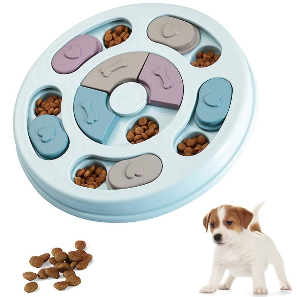 Hunde puslespill mat dispenser leke forbedre hund iq hund diett sakte feeder tr