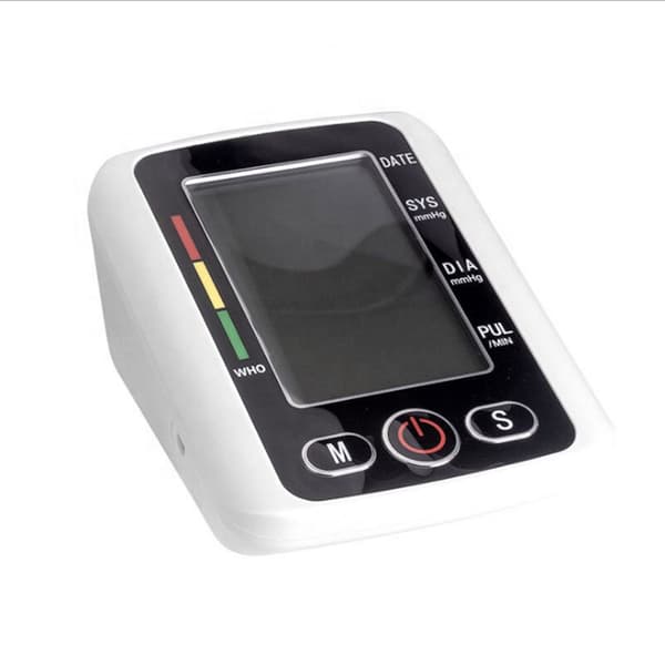 Sphygmomanometer, automatisk digitalt blodtryksapparat til arm