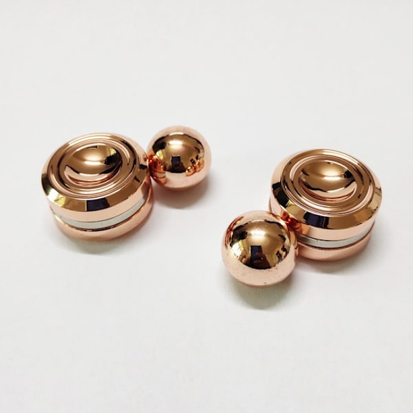 Ny Fidget Spinner Leksak Vuxen Avkoppling Magnetisk Metall Snurrande B