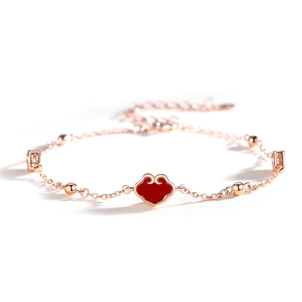 Forever Love Hjärtarmband 925 Sterling Silver med Födelsessten Z