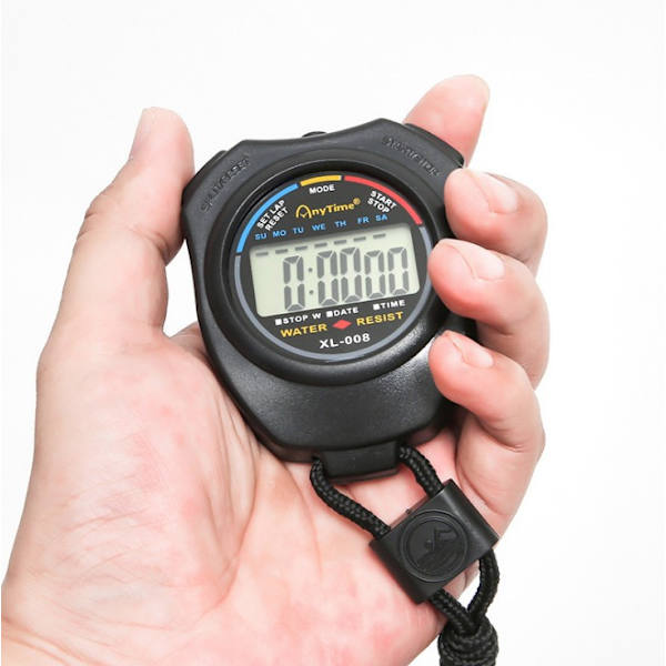 Stoppur, Sporttimer / Digital LCD-timer, Används för löpning Foo