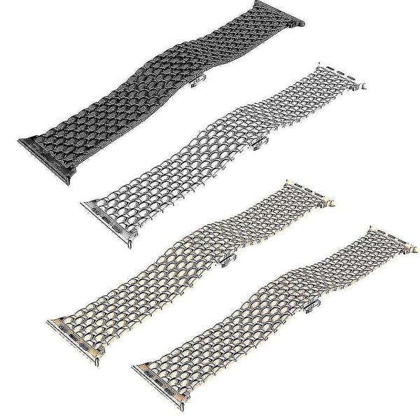 Rustfrit stål metal urrem til Apple Watch Band Seri,
