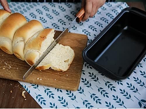 Sæt med 6 non-stick kulstofstål kageforme til kager og toasts 9