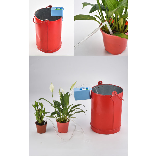 Automatisk droppbevattningssystem DIY-kit Batteri eller USB-driven wit