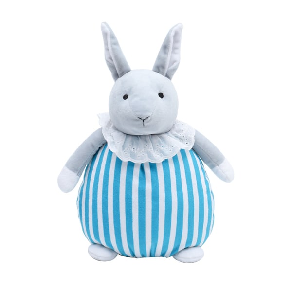 Plysj Toy Bunny Appease Doll Striped Rabbit Barnedukke, 27CM