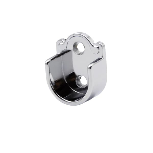 4-pack flänsstång 4 st konsoler (22 mm), gardinstångsfäste i zinklegering