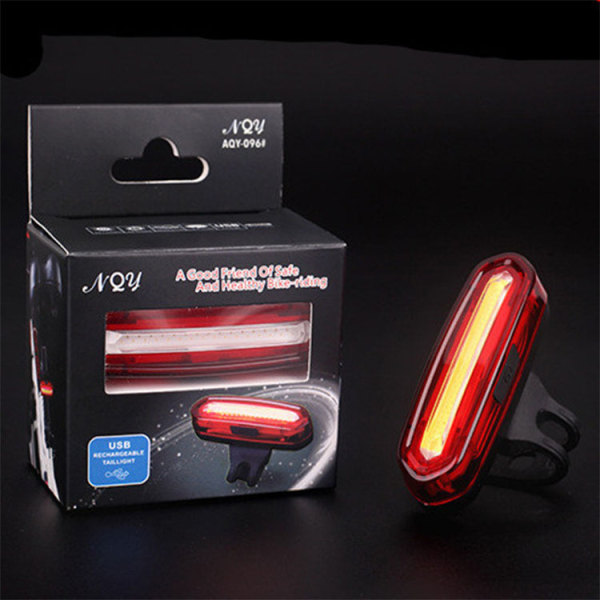 120 Lumen Cykellygte USB Genopladelig Cykling 4 Tilstande Le