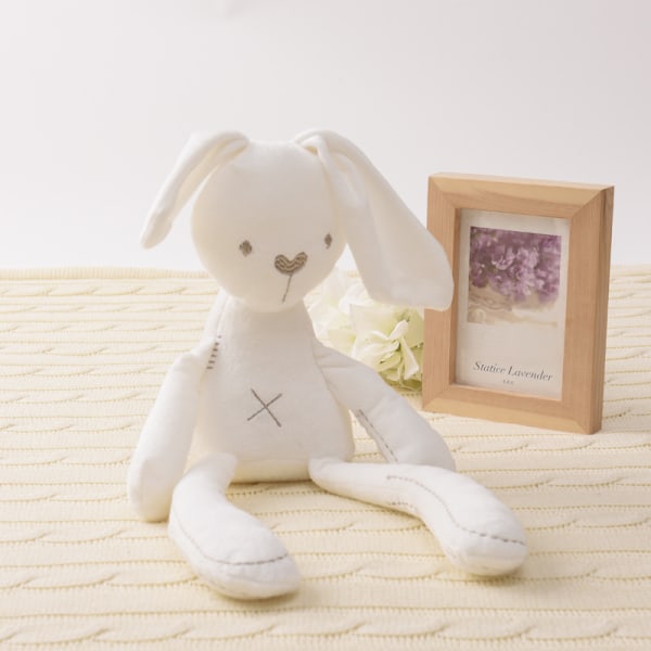 Organisk bomull Baby First Friend-Little Bunny Attachment Doll för