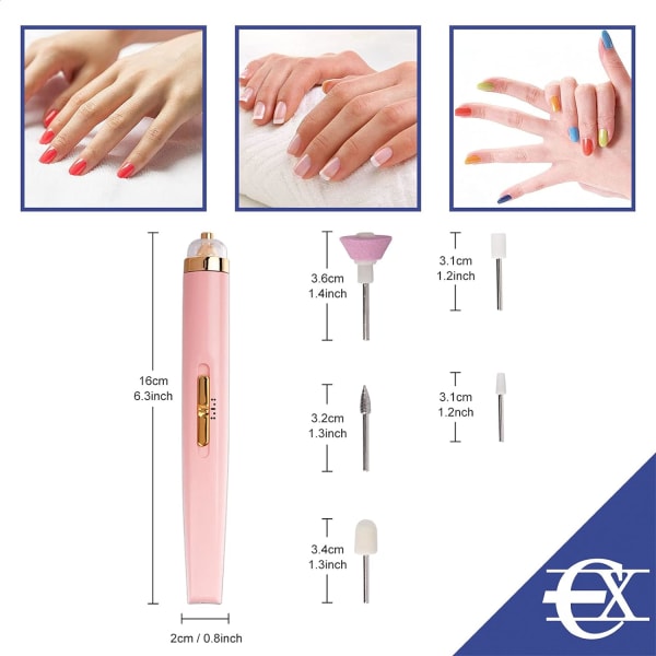 Electric Manicure, 5 in 1 Electric Nail File Set Sander Manicure