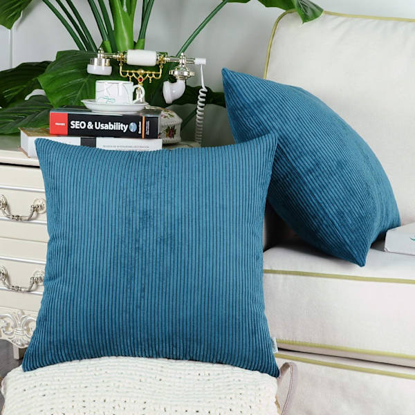 Pakke med 2 koselige putetrekk til sofa, seng og sofa Ultr