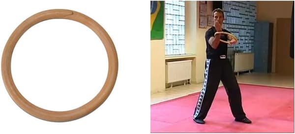 Rustfritt stålring - Håndmuskeltrening - Wing Chun - Kung Fu - Tsu