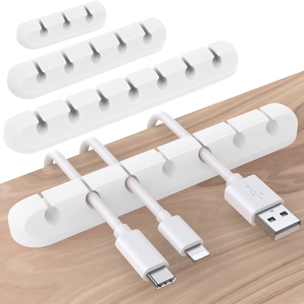 3 Clip Cable Organizer Toimistokaapelin organizer kaapelille USB kaapeli