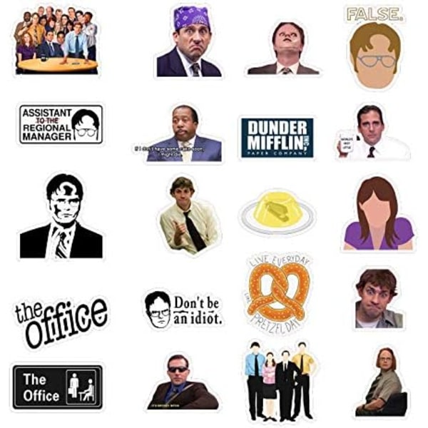 The Office -tarrat (50 kpl) Meme -tarrat 4-pakkauksessa