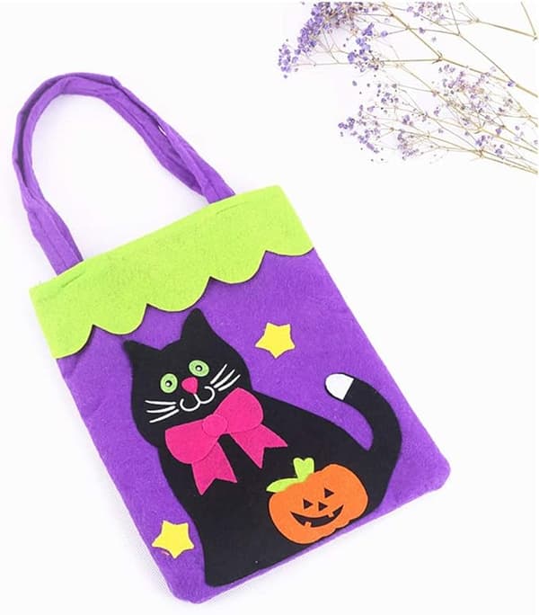 Halloween godispåsar Halloween godispåsar Tote Pumpkin Skull Bl