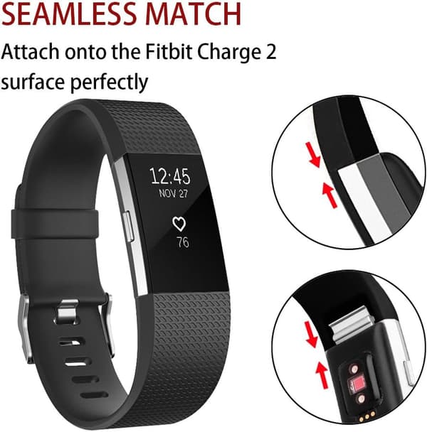 Reservedeler kompatible med Fitbit Charge 2, Classic & Speci