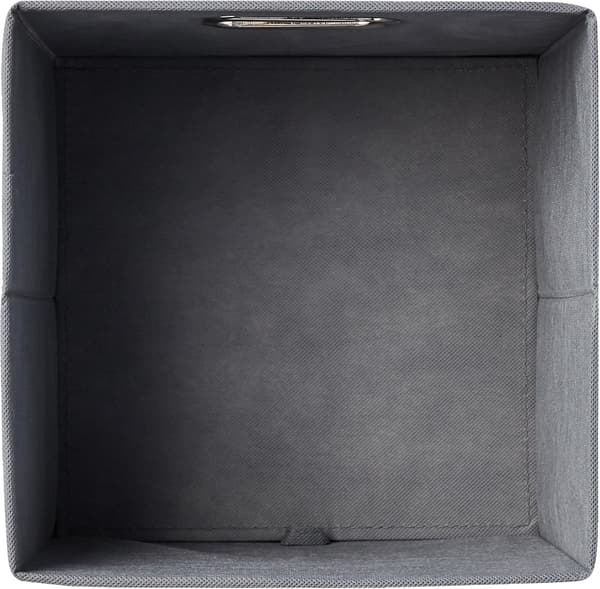 Foldbar Kasse til Opbevaring, Sæt med 6, 27 x 27 x 28 cm, Lysegrå